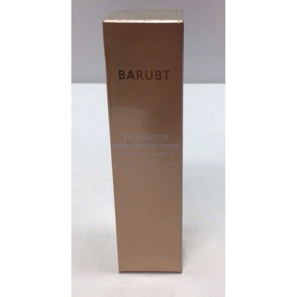 Barubt Foundation Medium Spectrum Sunscreen Serum SPF 50 Exp. 2027 NEW - Picture 2 of 8